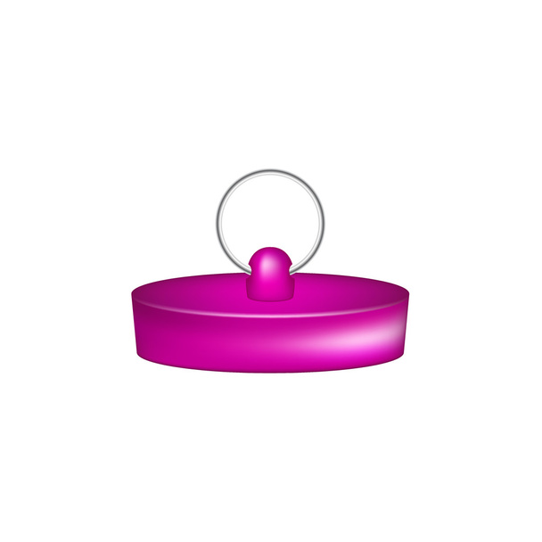 Rubber plug in purple design - Vektor, obrázek