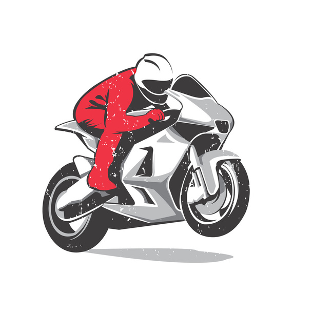 motocyklový závodník - Vektor, obrázek