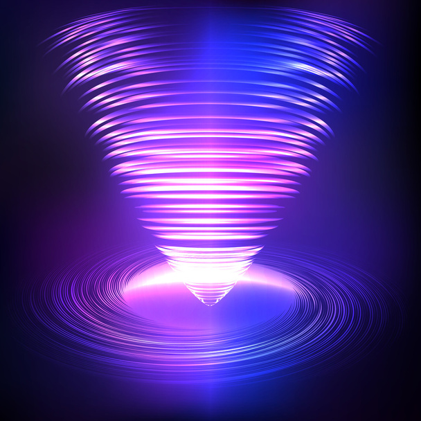 Shining abstract swirl - Vettoriali, immagini
