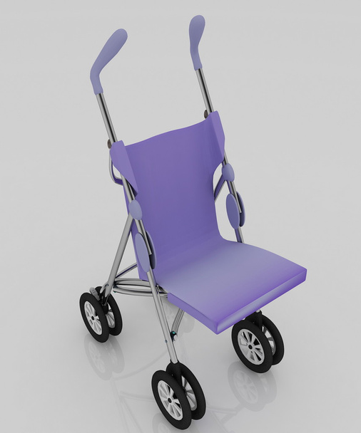 Empty baby stroller - Foto, Imagem