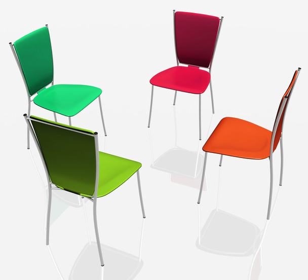 Group of chairs - Φωτογραφία, εικόνα