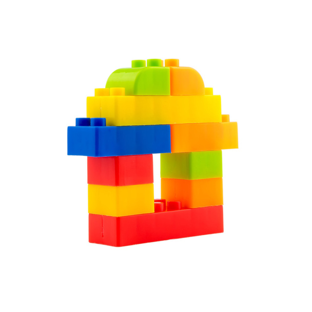 Blocos de brinquedo de plástico colorido para crianças
 - Foto, Imagem