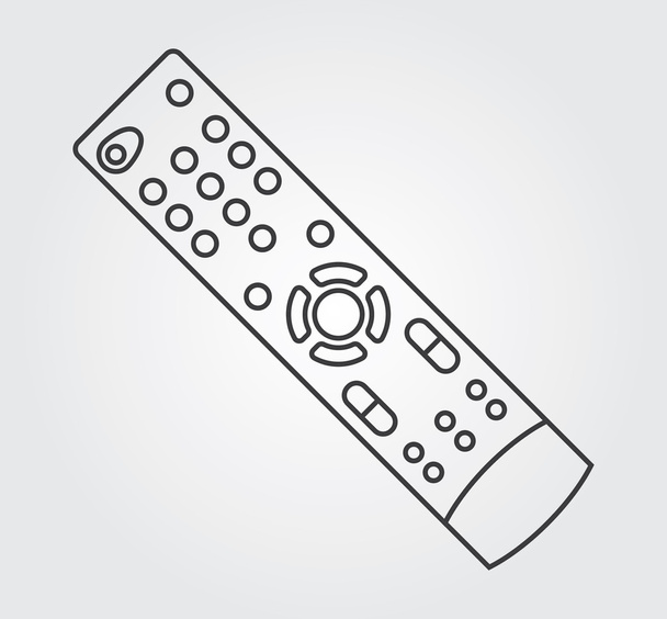 Simple icons: TV remote control - Vector, Image