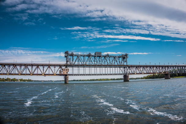Krukower Eisenbahnbrücke - Foto, Bild