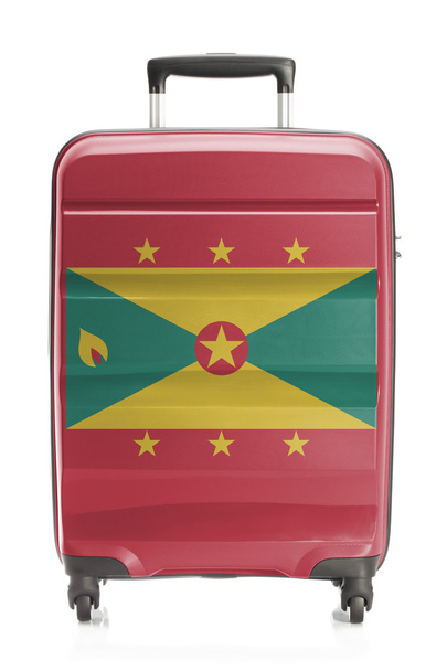 Βαλίτσα με εθνική σημαία σειρά - Γρενάδα - Φωτογραφία, εικόνα