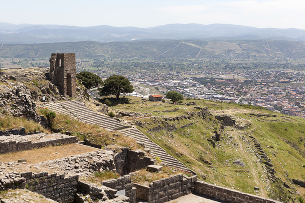 Ancient Theatre. Pergamoni. Törökország. - Fotó, kép