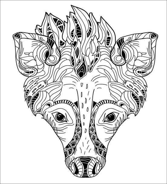 ilustração vetorial de hiena
 - Vetor, Imagem