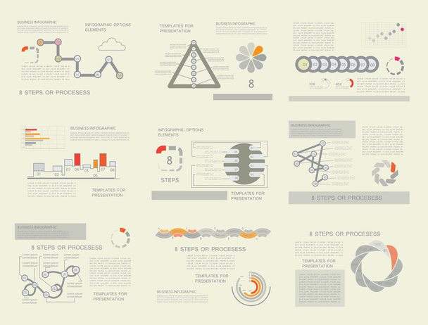 Progettazione per la visualizzazione dei dati aziendali, modelli per presentazioni
 - Vettoriali, immagini