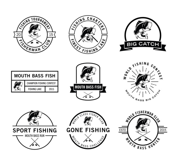Fisher label badge - Vektori, kuva
