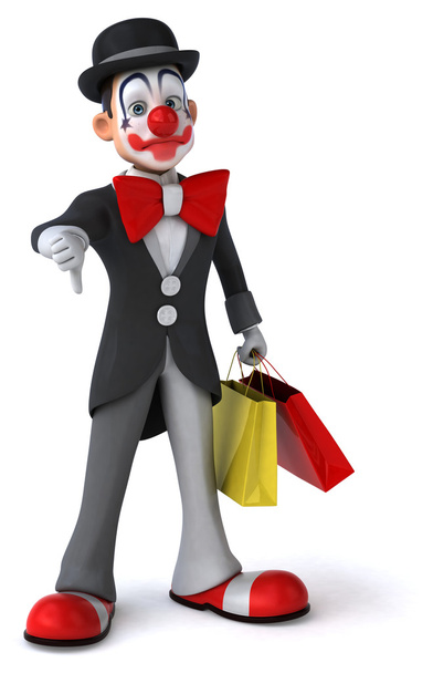 Fun cartoon clown - Foto, imagen