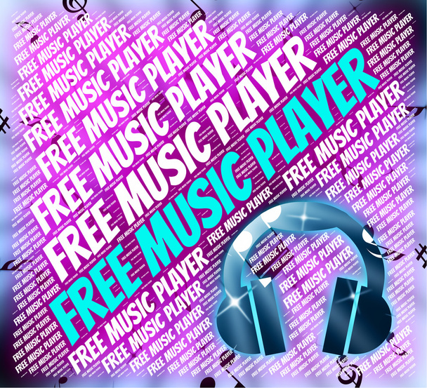 Free Music Player Means No Cost And Audio - Photo, Image