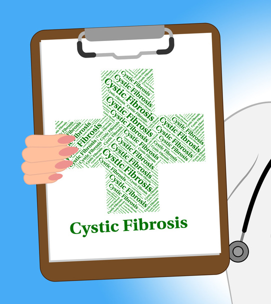La fibrose kystique indique une gastro-entérite et une attaque
 - Photo, image
