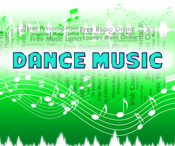 Dance Music Shows Sound Tracks And Audio - Photo, Image