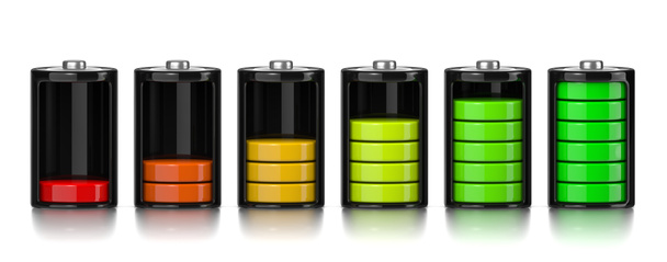 Niveles de carga Juego de baterías
 - Foto, Imagen