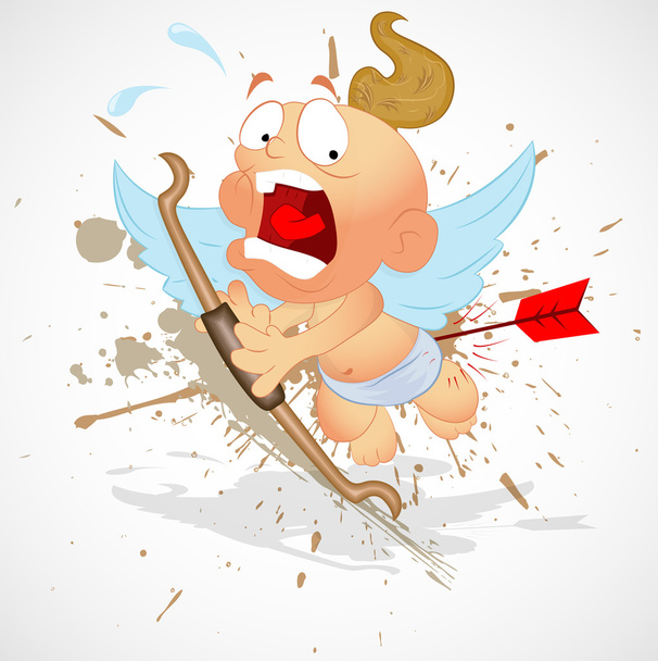 Крик Cupid
 - Вектор,изображение