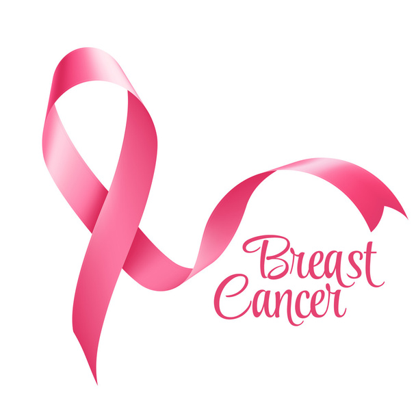 Conscientização sobre o câncer de mama Fundo da fita. Ilustração vetorial
 - Vetor, Imagem