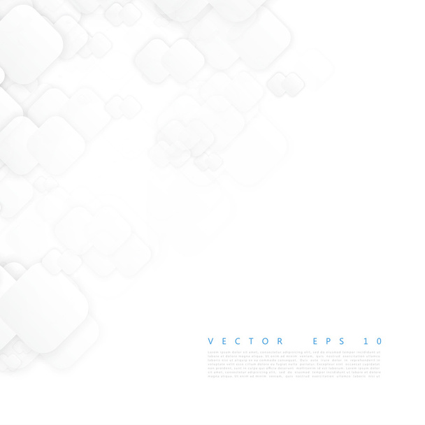 Vector white squares. Abstract background - Vector, Image