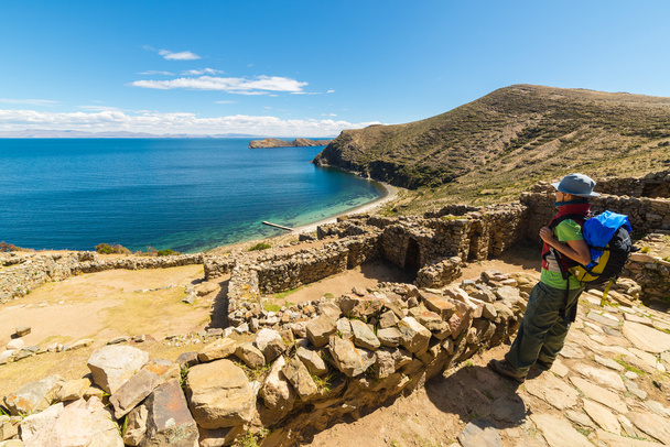 Abenteuer auf Sonneninsel, Titicacasee, Bolivien - Foto, Bild