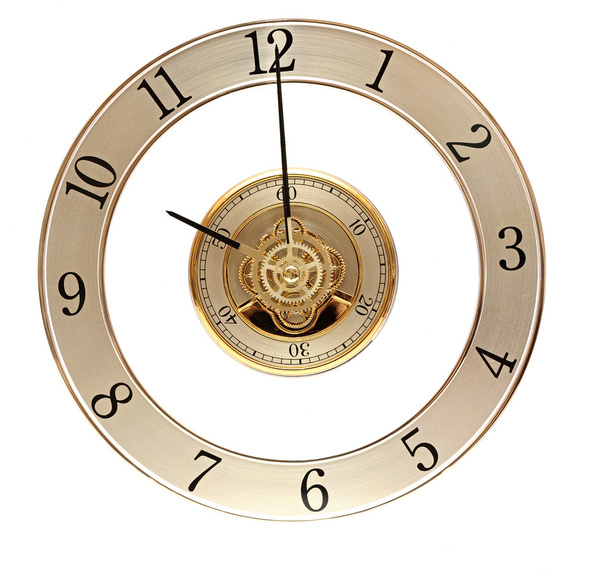 Relógio de Ouro com engrenagens
 - Foto, Imagem