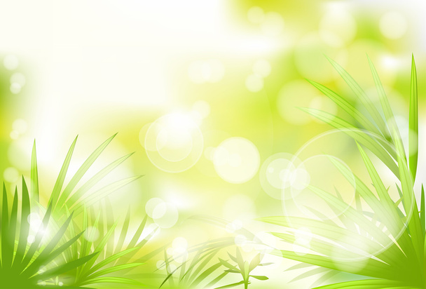 зелене листя візерунковий фон
 - Вектор, зображення