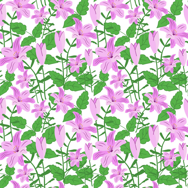 Seamless floral Pattern - Vektor, kép