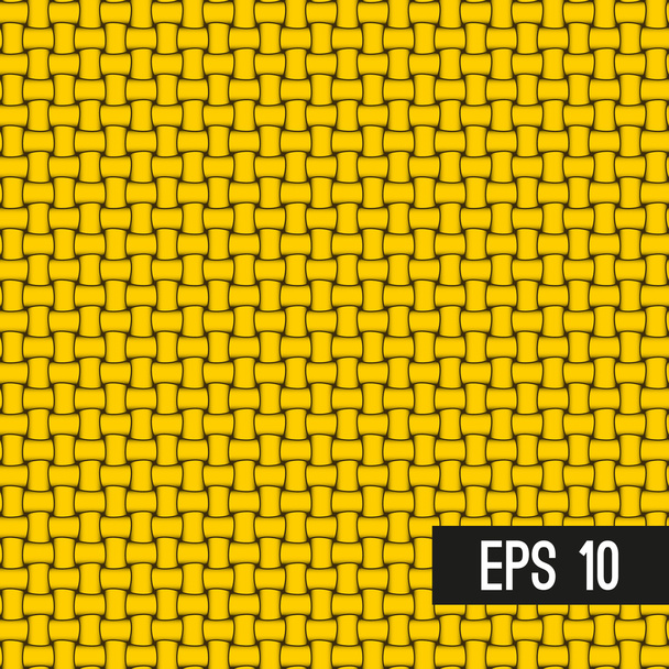 Безшовний візерунок з абстрактним жовтим плетінням
 - Вектор, зображення