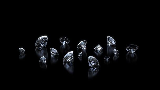 Luxury shining diamonds - Foto, imagen