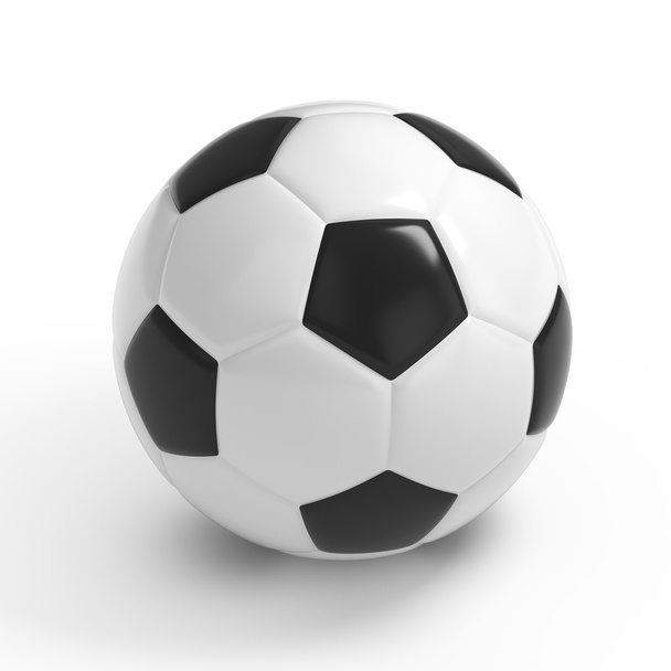 Ποδόσφαιρο - Ποδόσφαιρο μπάλα, απομονώνονται - Φωτογραφία, εικόνα