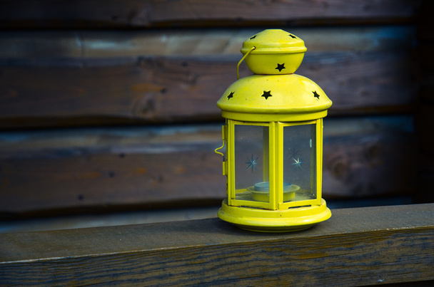 Lanterne jaune décoration - Photo, image