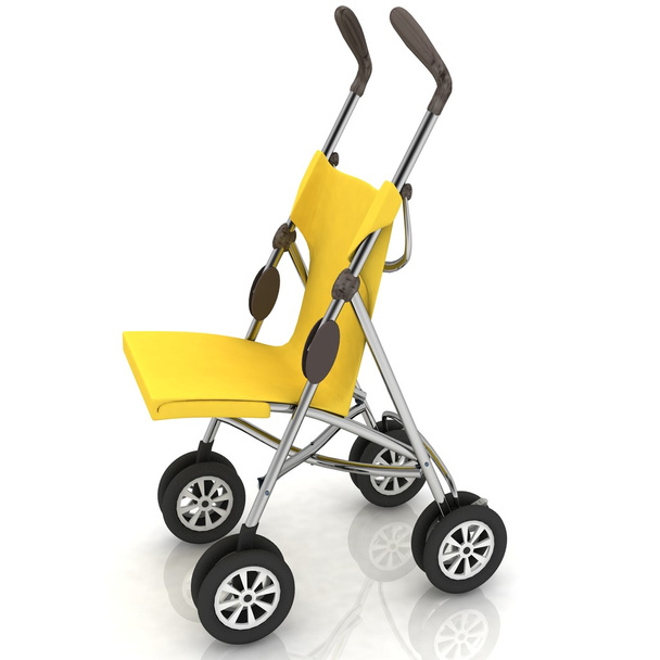 Empty baby stroller - Foto, imagen