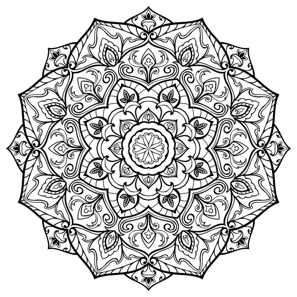 Mandala for tattoo. - Vector, Image