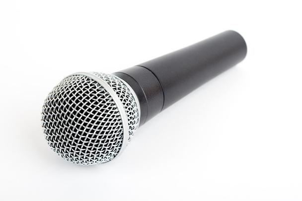 bezdrátový mikrofon izolovaných na bílém. - Fotografie, Obrázek