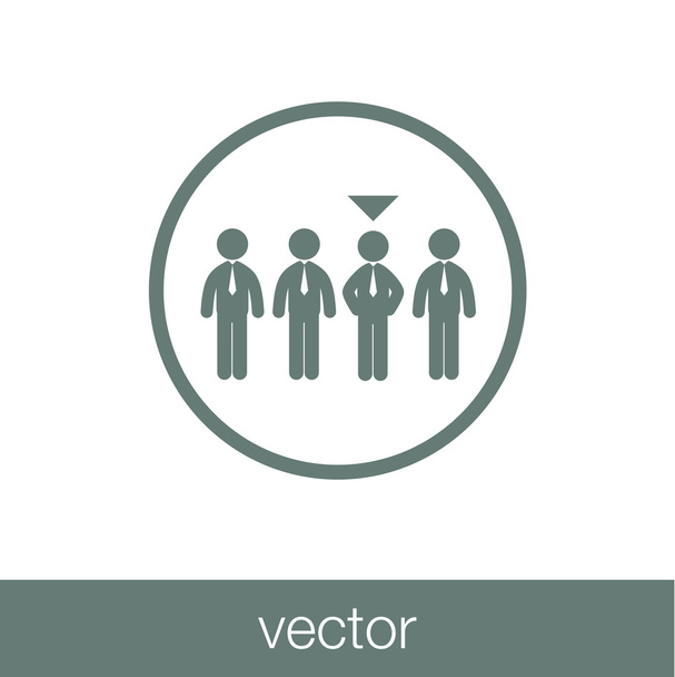 zoeken naar professionele spullen, hoofd hunter baan, is werkgelegenheid - Vector, afbeelding