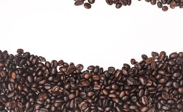 coffee beans on white background - Fotografie, Obrázek