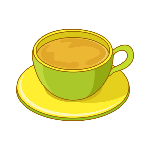 vector cup of tea illustration - Vector, afbeelding