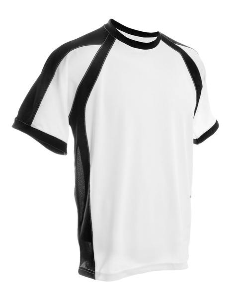white and black T-shirt - Fotó, kép