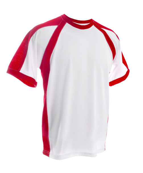 white and red T-shirt - Foto, Imagem