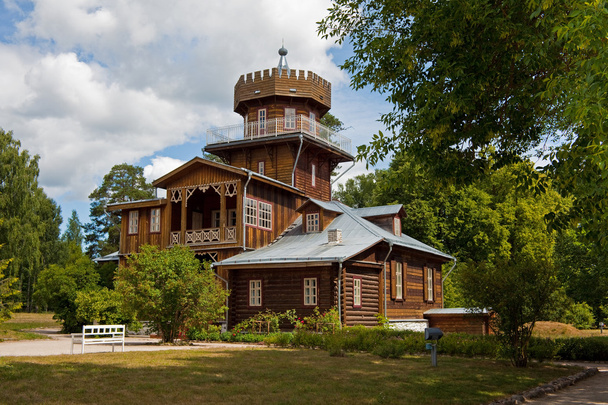 Manor van de kunstenaar Ilja Repin "Zdravnevo." Vitebsk, Wit-Rusland. - Foto, afbeelding
