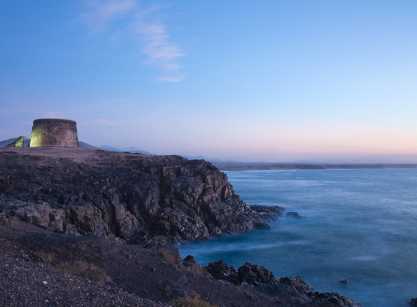 Fuerteventura, Canary Islands, defence tower Torre del Toston at - Photo, image