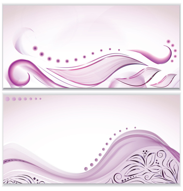 decorative cards, banners set - Vector, Image