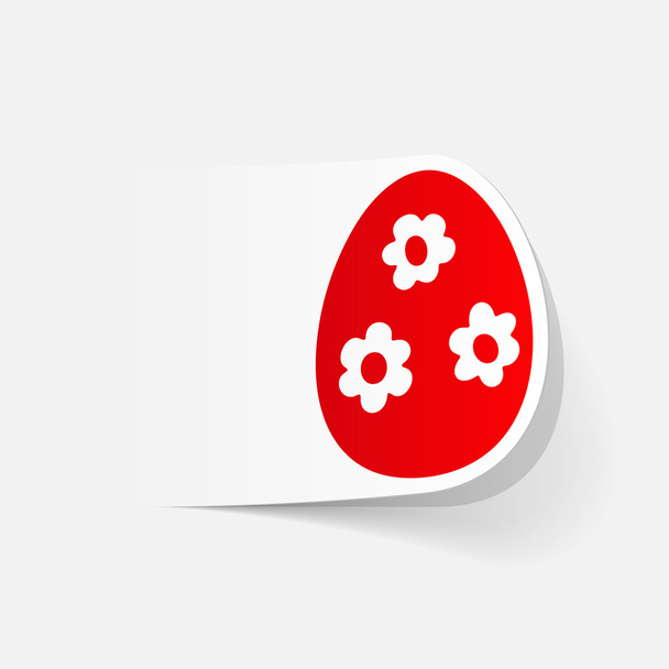 Ikona velikonočního vajíčka - Vektor, obrázek