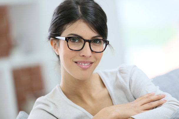 woman with eyeglasses on - Photo, Image