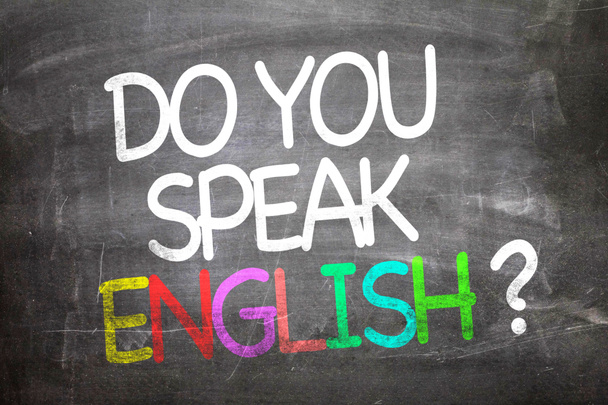 Spreek je Engels? - Foto, afbeelding