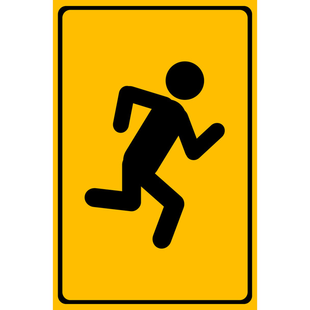 Run icon great for any use. Vector EPS10. - Vector, Image