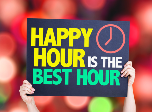 Happy Hour ist die beste Stunde - Foto, Bild