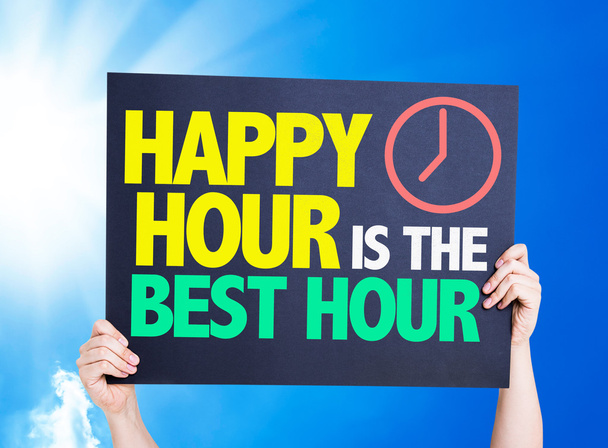 Happy Hour ist die beste Stunde - Foto, Bild