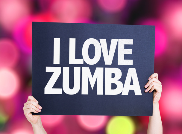 i Love Zumba karta - Fotografie, Obrázek