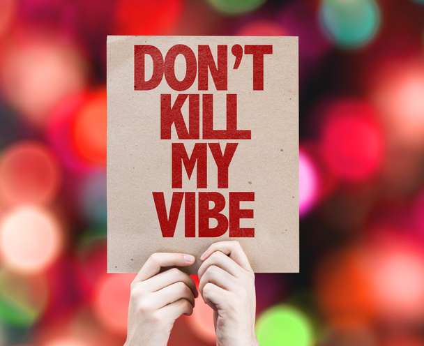 Nie zabić moje Vibe karton - Zdjęcie, obraz