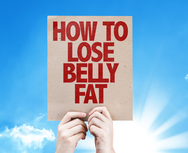 How to Lose Belly Fat karty - Zdjęcie, obraz