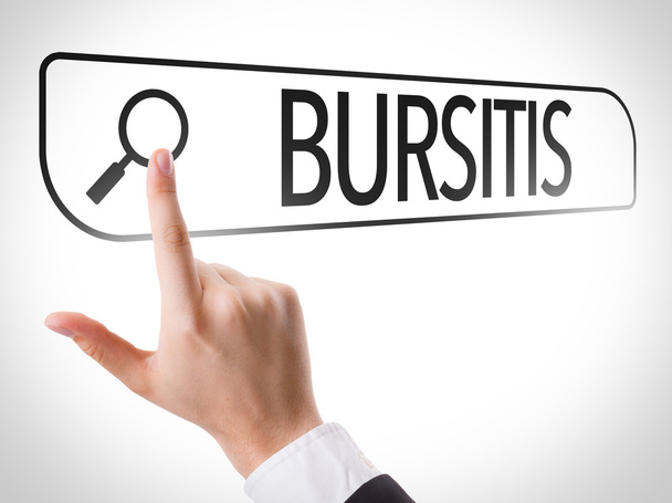 Bursitis written in search bar - Photo, Image